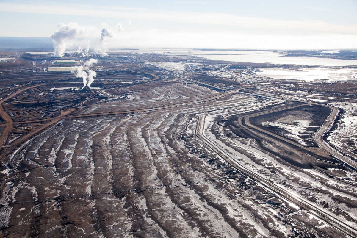 Steam And Smoke In Alberta Tar Sands Alex MacLean 