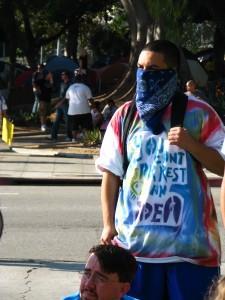 Occupy Los Angeles, Occupy Wall Street, civil disobedience
