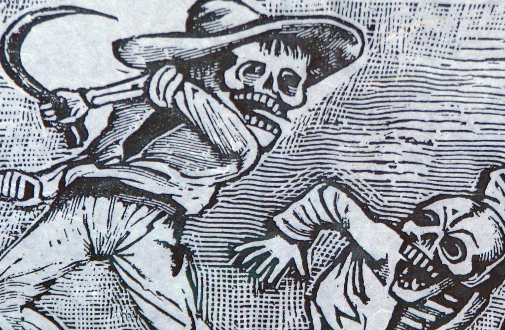 illustrated story from Day of the Dead by Posada