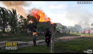 Jesse Freeston - 100 Homes Destroyed in Rigores - The Real News land conflicts in Honduras