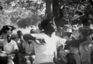 screenshot from Maya Deren's "Divine Horsemen"