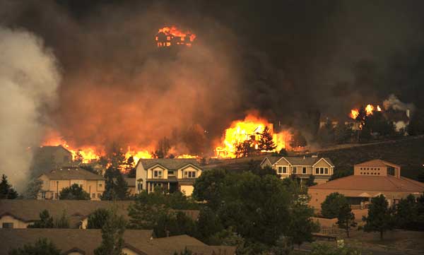 drought, high temperatures, wildfire, attributable to human-caused climate change