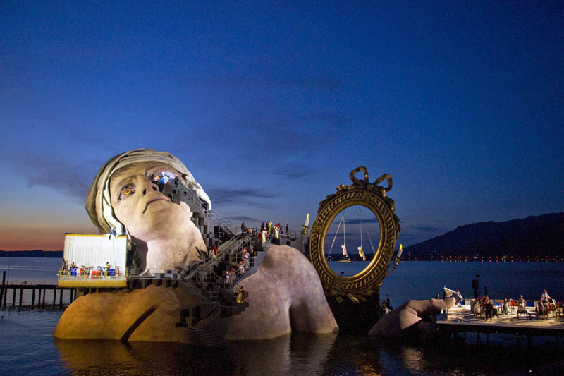 Bregenz Festival - Andre Chenier Stage - 2011 - Karl Forster Austrian opera Umberto Giordano