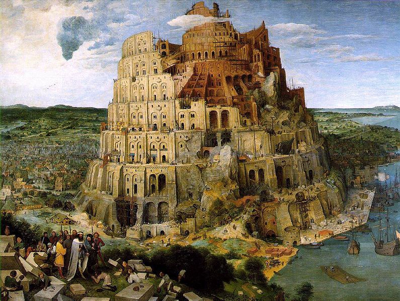 Pieter Brueghel the Elder - The Tower of Babel painting 1563