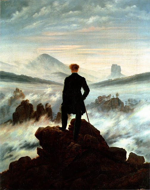 Caspar David Friedrich - Wanderer Above the Sea of Fog German Romanticism, Caspar David Friedrich