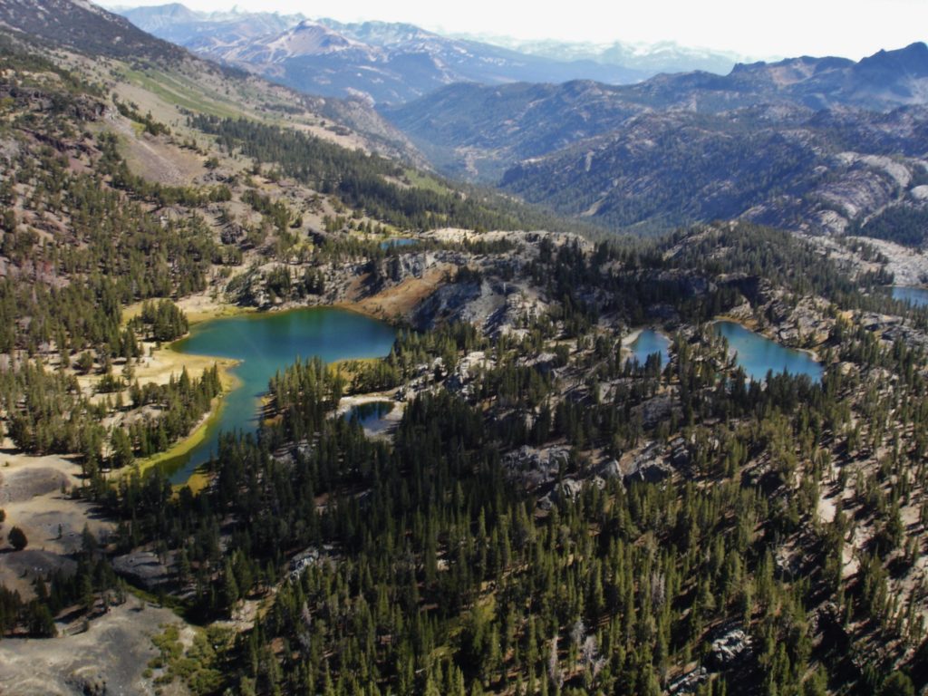 Jack Eidt - Shimmering Alpine Aerial View of Ansel Adams Wilderness, Sierra Nevada, California