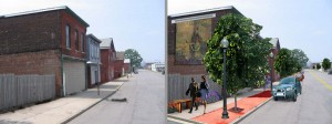 Seneca Street - Before-After - Univ at Buffalo Larkin District - Buffalo, NY