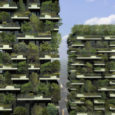 Bosco Verticale or Vertical Forest, the first phase of BioMilano, a re-envisioning of Milan, Italy, with an eye toward ecological urbanism, integrating tree and skyscraper, city and wild. 