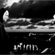 The Seventh Seal (Det Sjunde Inseglet) is a 1957 Swedish film written and directed by Ingmar Bergman. Set in Sweden during the Black Death, it tells of the journey of a medieval knight and a game of chess he plays with the personification of Death, who has come to take his life.
