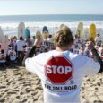 A movement to pave over San Onofre State Beach and Trestles with a toll-road-to-nowhere-for-nobody-but-developers was rejected by the California Coastal Commission and Federal Commerce Department in 2008. Yet, here again the State Water Boards will decide in May whether to grant a permit for the "Stupid Toll Road" to dump contaminated runoff into creeks and the ocean while keeping the dream alive of paving over Trestles. 