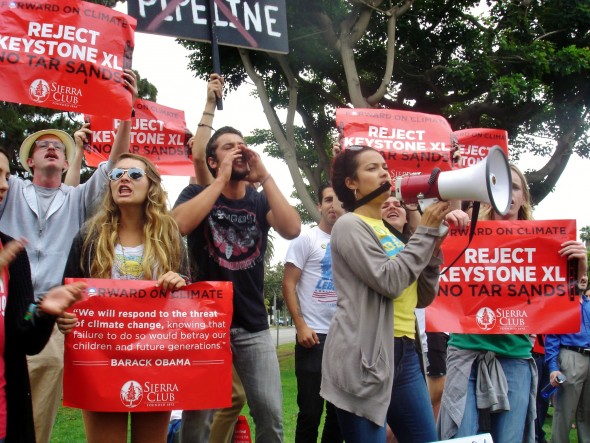 Keystone XL, Obama, Santa Monica