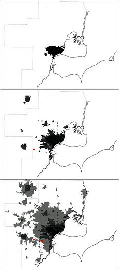 Detroit Metropolitan Area, suburban sprawl