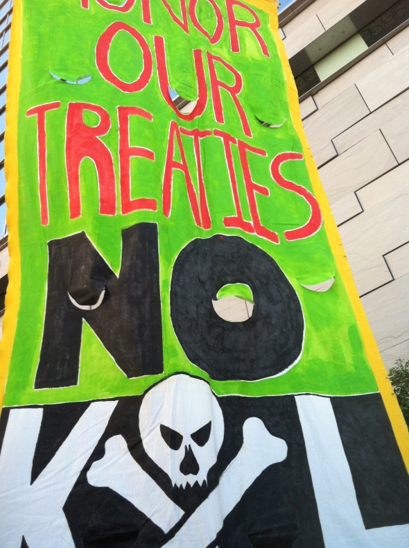Idle No More, Los Angeles, Western Summit Petroleum Conference, Keystone XL