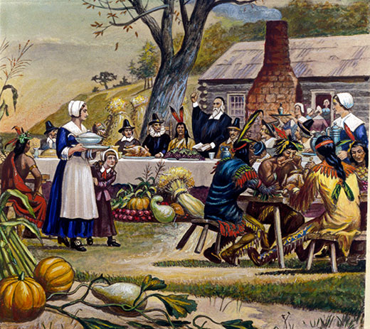 First Thanksgiving, Wampanoag, Pilgrims