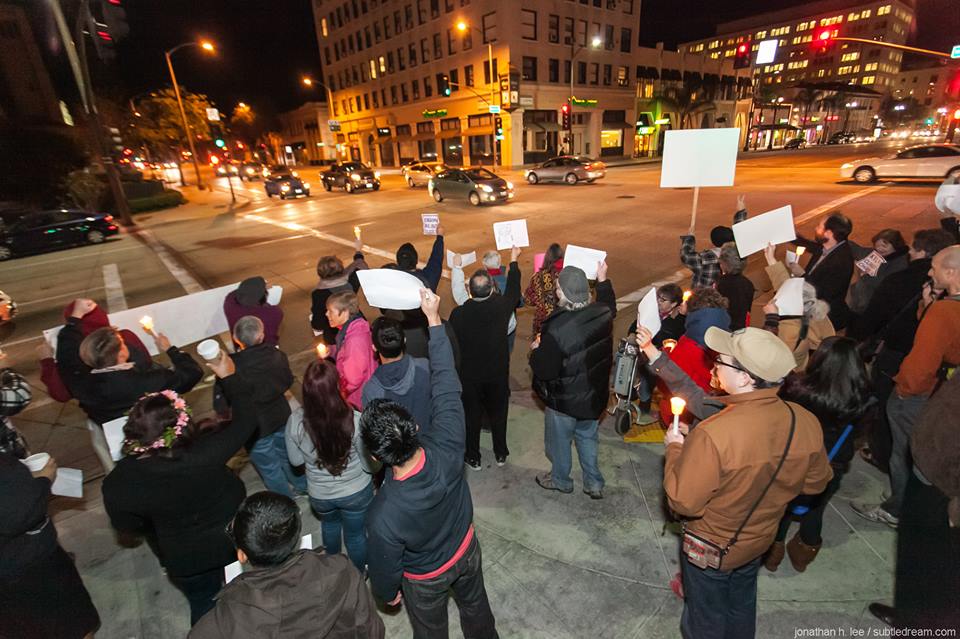 Keystone XL Vigil, Pasadena, California