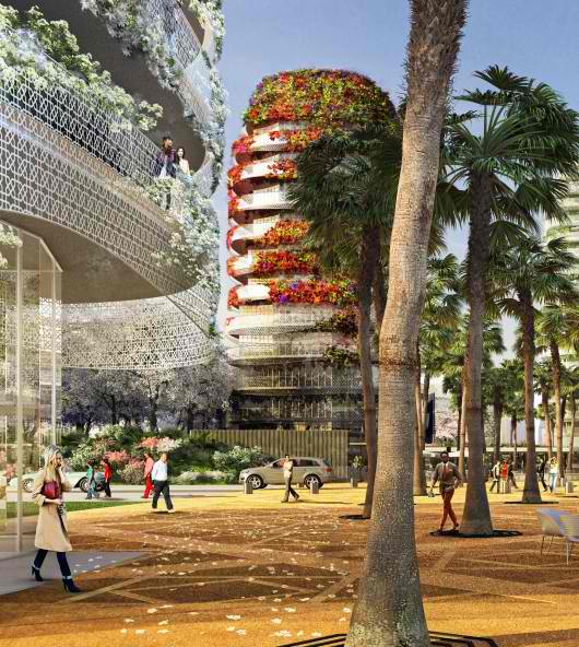 Gardens of Anfa, Vertical gardens, Morocco