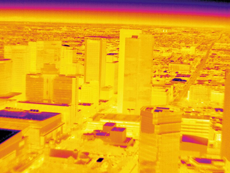 Phoenix, urban heat island