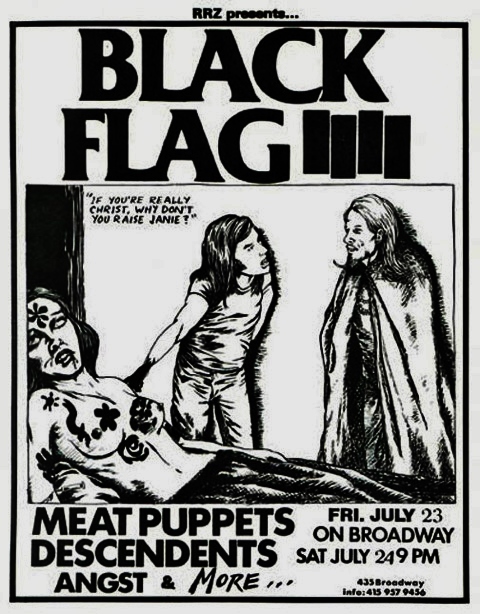 punk, Black Flag, Raymond Pettibon