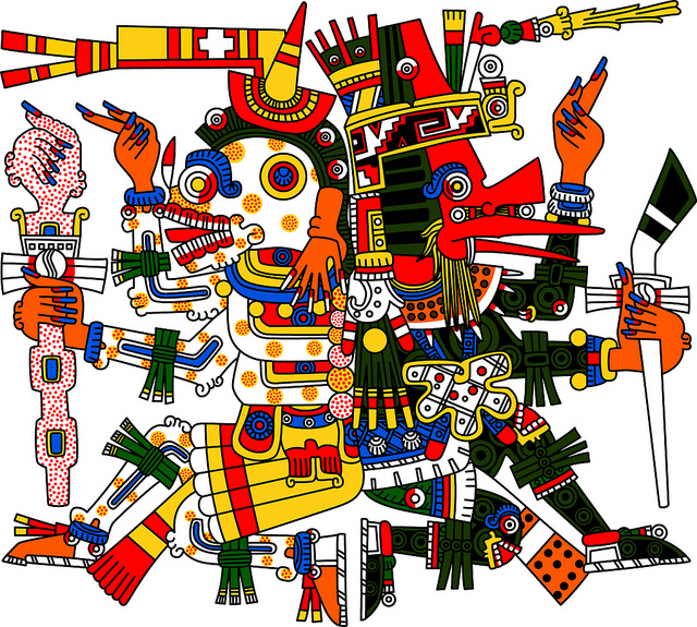 Aztec Myth: Quetzalcoatl Descends into Land of the Dead ...