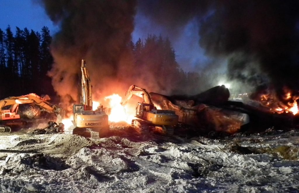 Oil Train Accident, Ontario, tar sands