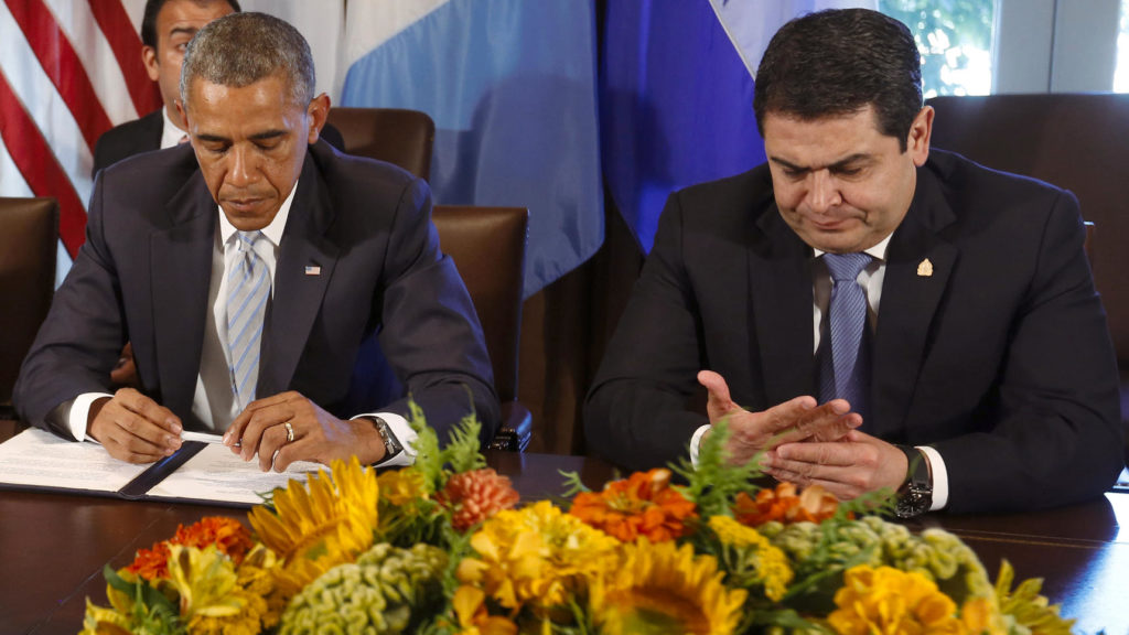 President Obama, Juan Orlando Hernandez, Honduras, corruption