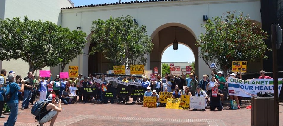 Stop Oil Trains, Los Angeles, crude by rail, Phillips 66