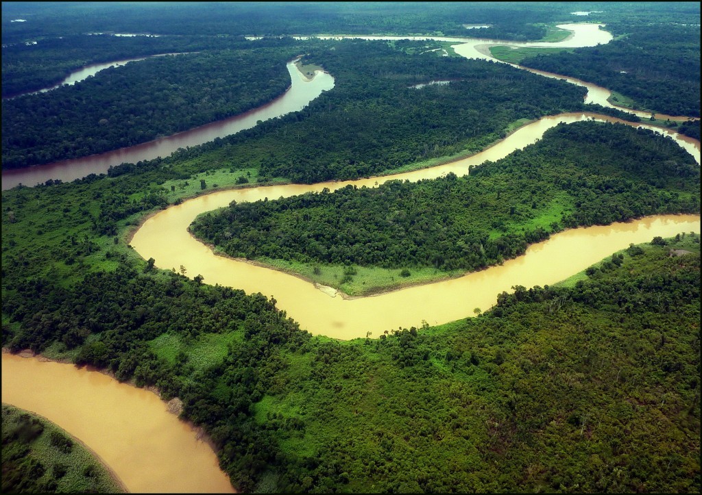 Baram River, Bara Dam, Sarawak, Borneo