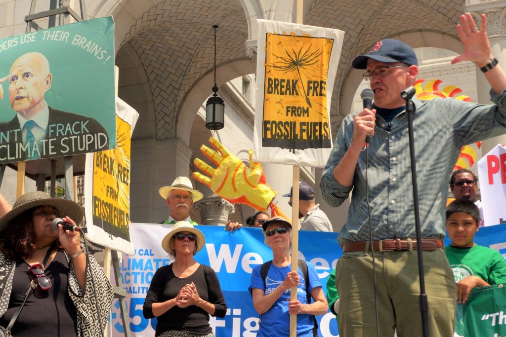 Bill McKibben, Break Free LA, Jessica Aldridge