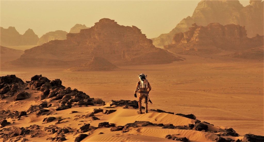The Martian, Matt Damon, Andy Weir, geo-fauvism