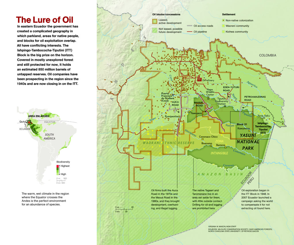 Yasuni-ITT, oil development in Ecuador