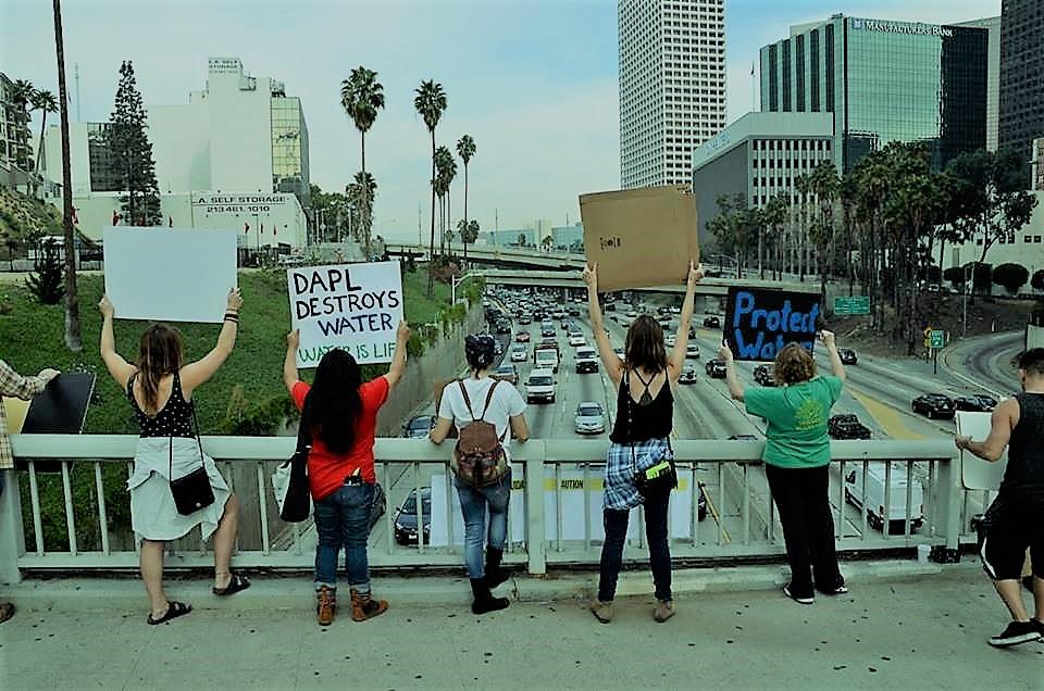 Mike Chickey, NoDAPL, Los Angeles