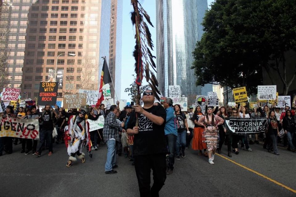 NoDAPL, Los Angeles, George Chang