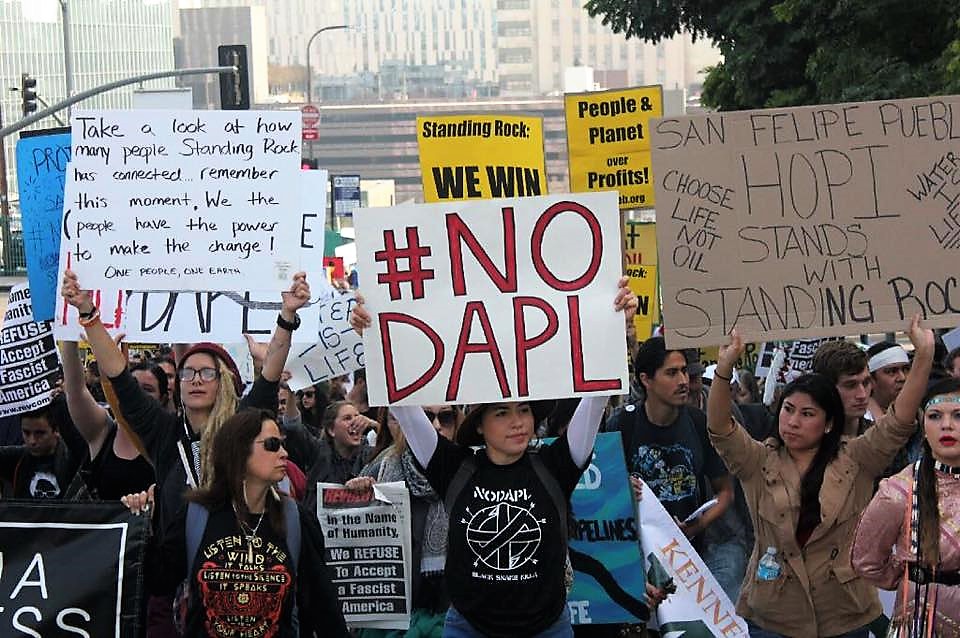 Standing Rock, George Change, Los Angeles