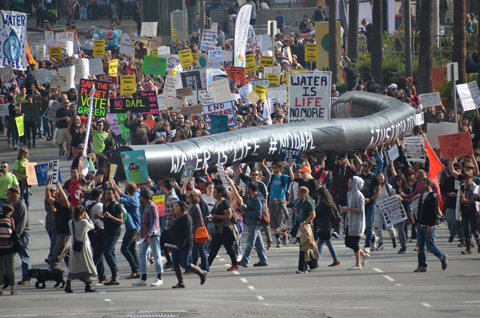 NoDAPL, Mike Chickey, Los Angeles