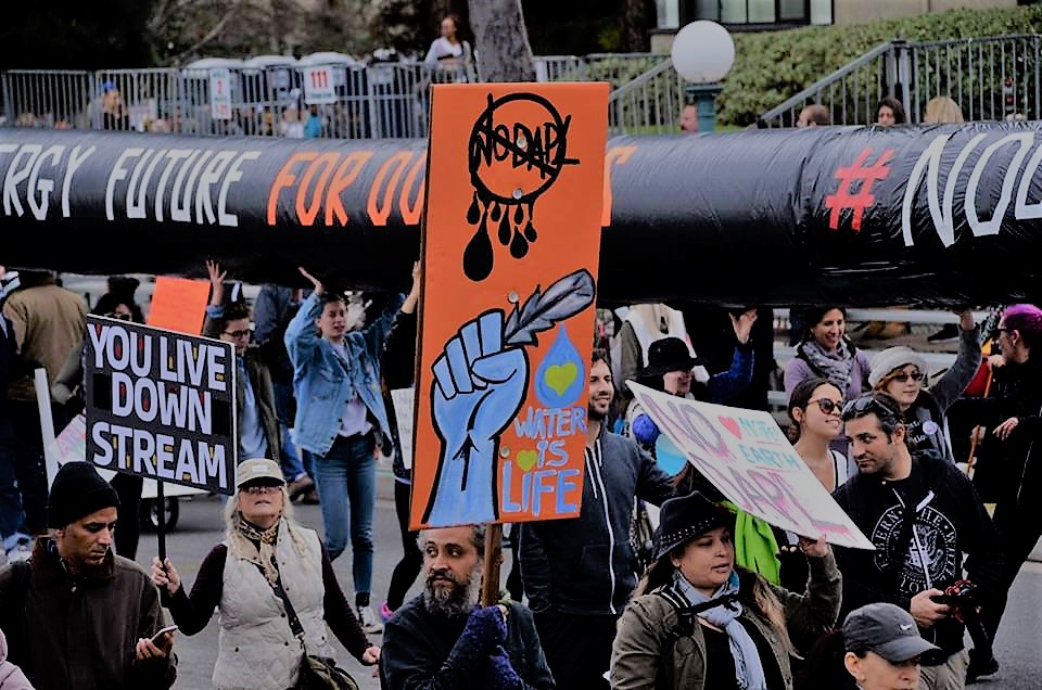 Dakota Access Pipeline, 2017 Rose Parade