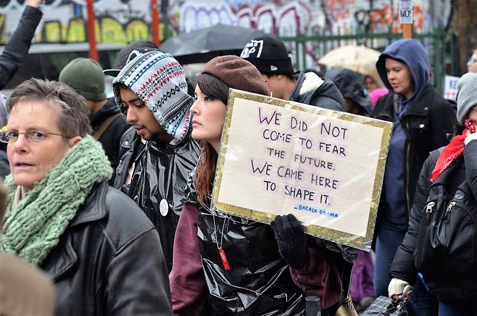 Los Angeles Resistance Coalition, Trump protest