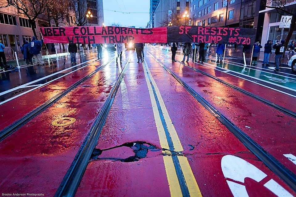 Uber Protest, San Francisco