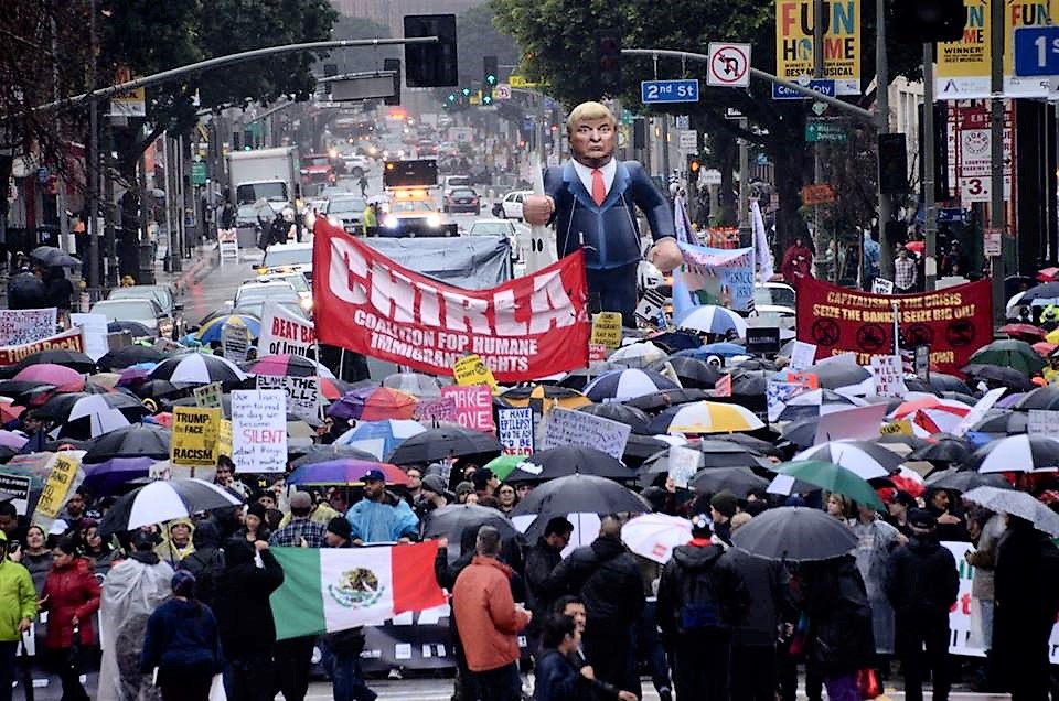 Los Angeles Resistance Coalition, Trump inauaguration