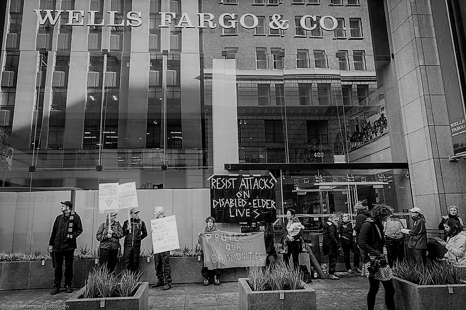 Wells Fargo, San Francisco protest