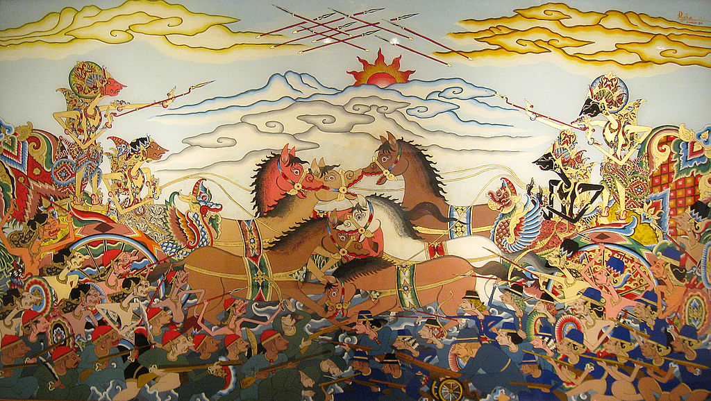 Hindu Epic Mahabharata In Balinese Shadow Theatre