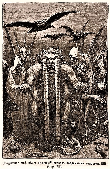 Viy, king of the gnomes, Ukraine, gogol