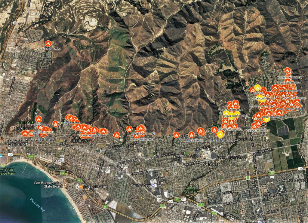 Thomas Fire 2017, Ventura