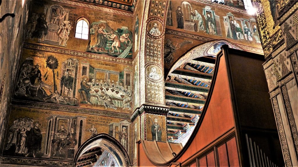 Monreale Cathedral, duomo, mosaics, Sicily