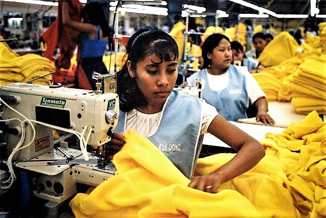 garment workers, Los Angeles