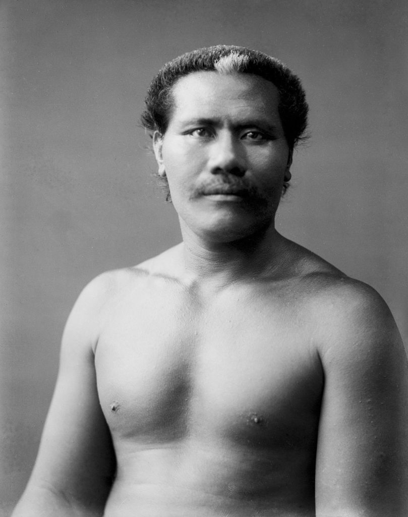 Samoan Chief Tupua Tamasese Lealofi I 1891 - Andrew Thomas